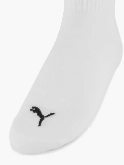 Puma Witte Quarter Plain 3 Pak 43-46-Heren Sokken