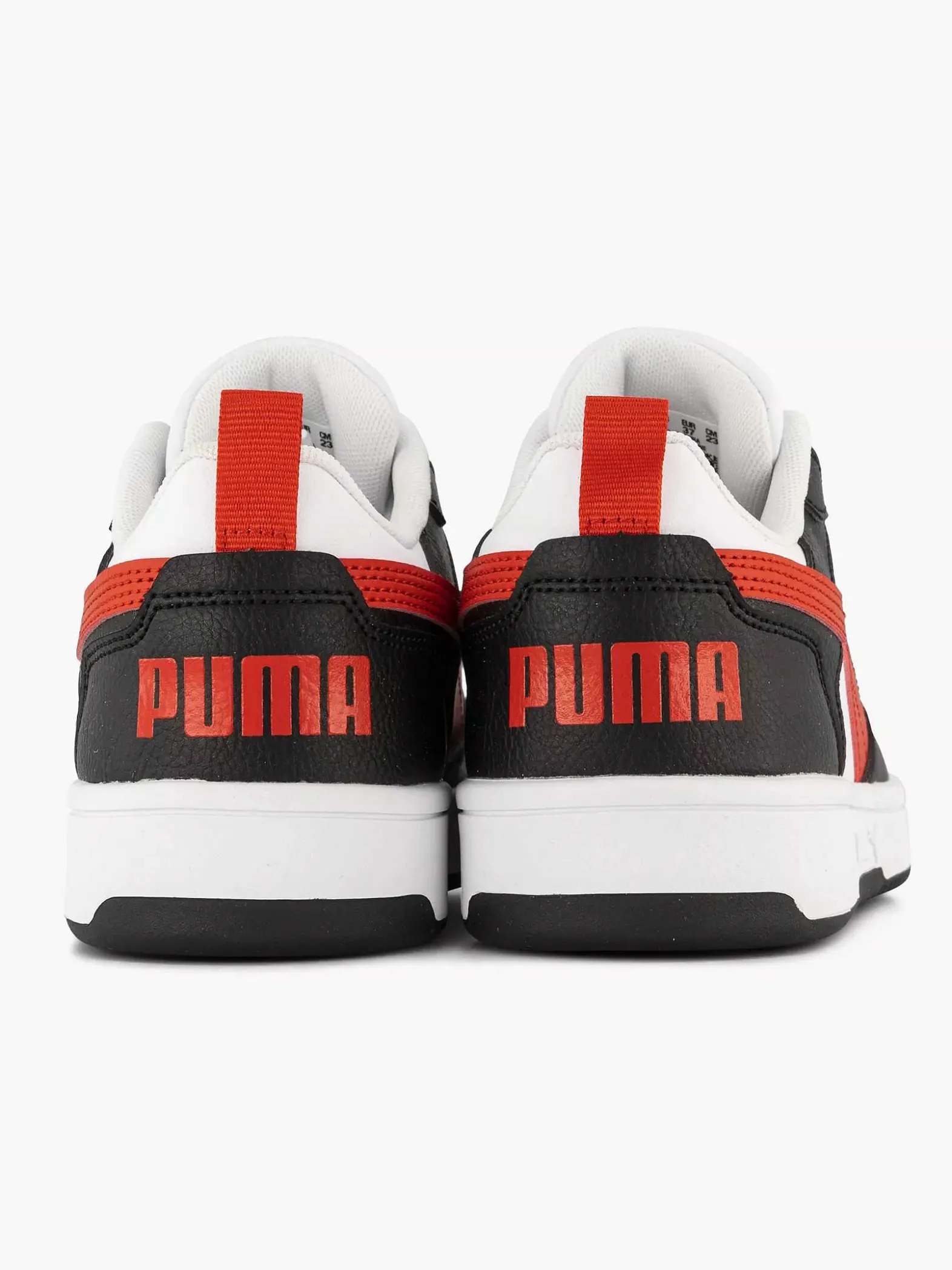 Puma Witte Rebound V6 Lo Jr-Kinderen Jongensschoenen