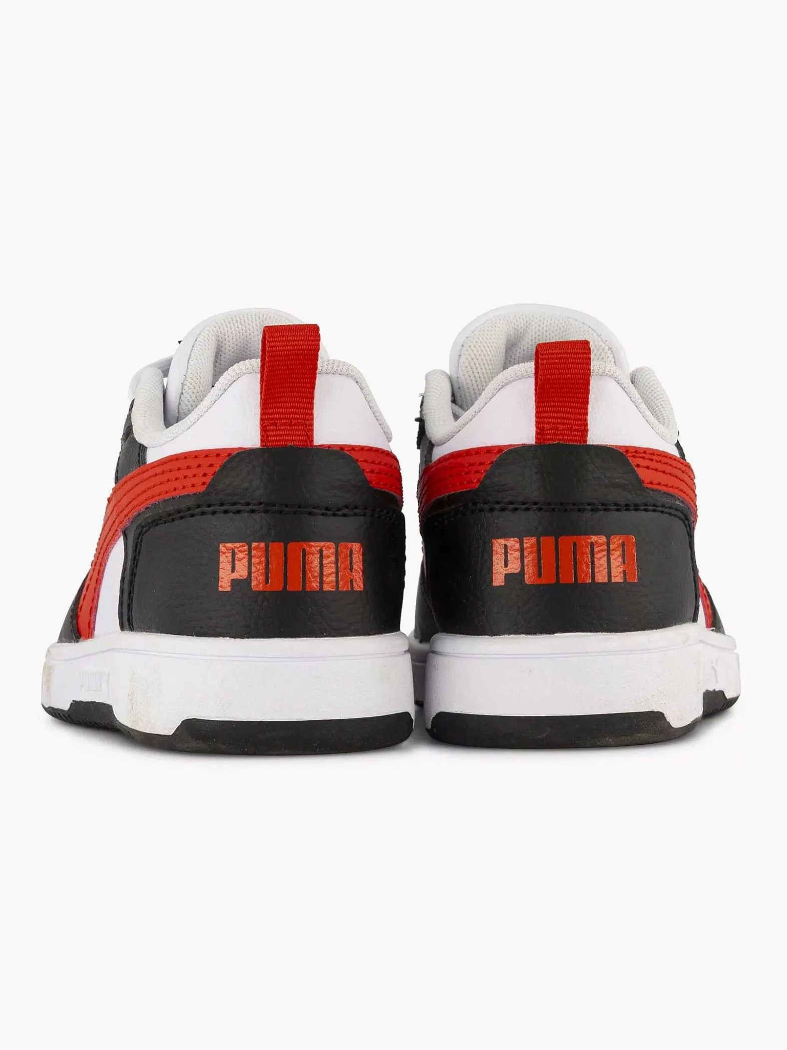 Puma Witte Rebound V6 Lo Ps-Kinderen Jongensschoenen