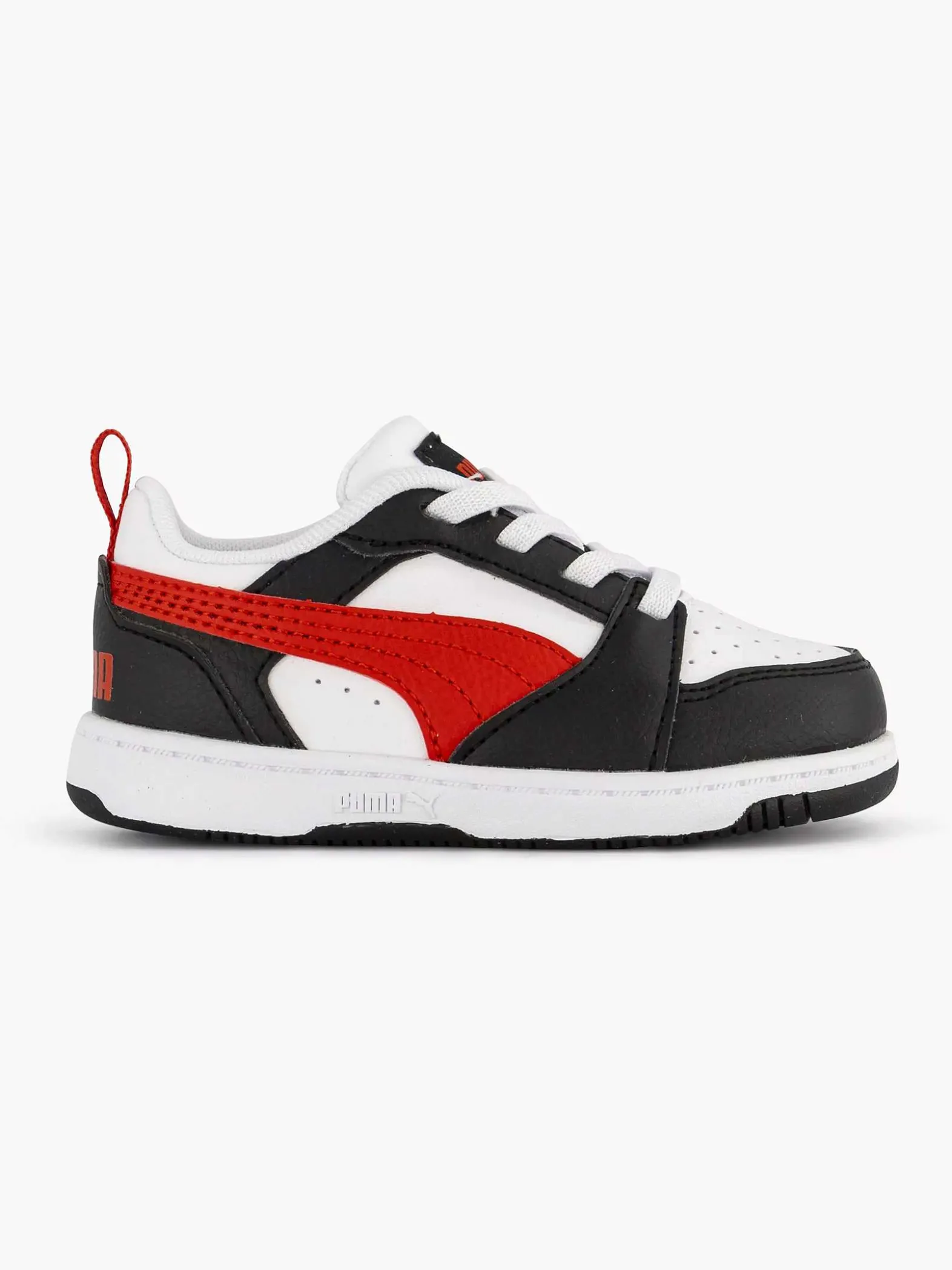Puma Witte Rebound V6 P Ac Inf-Kinderen Jongensschoenen