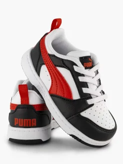 Puma Witte Rebound V6 P Ac Inf-Kinderen Jongensschoenen