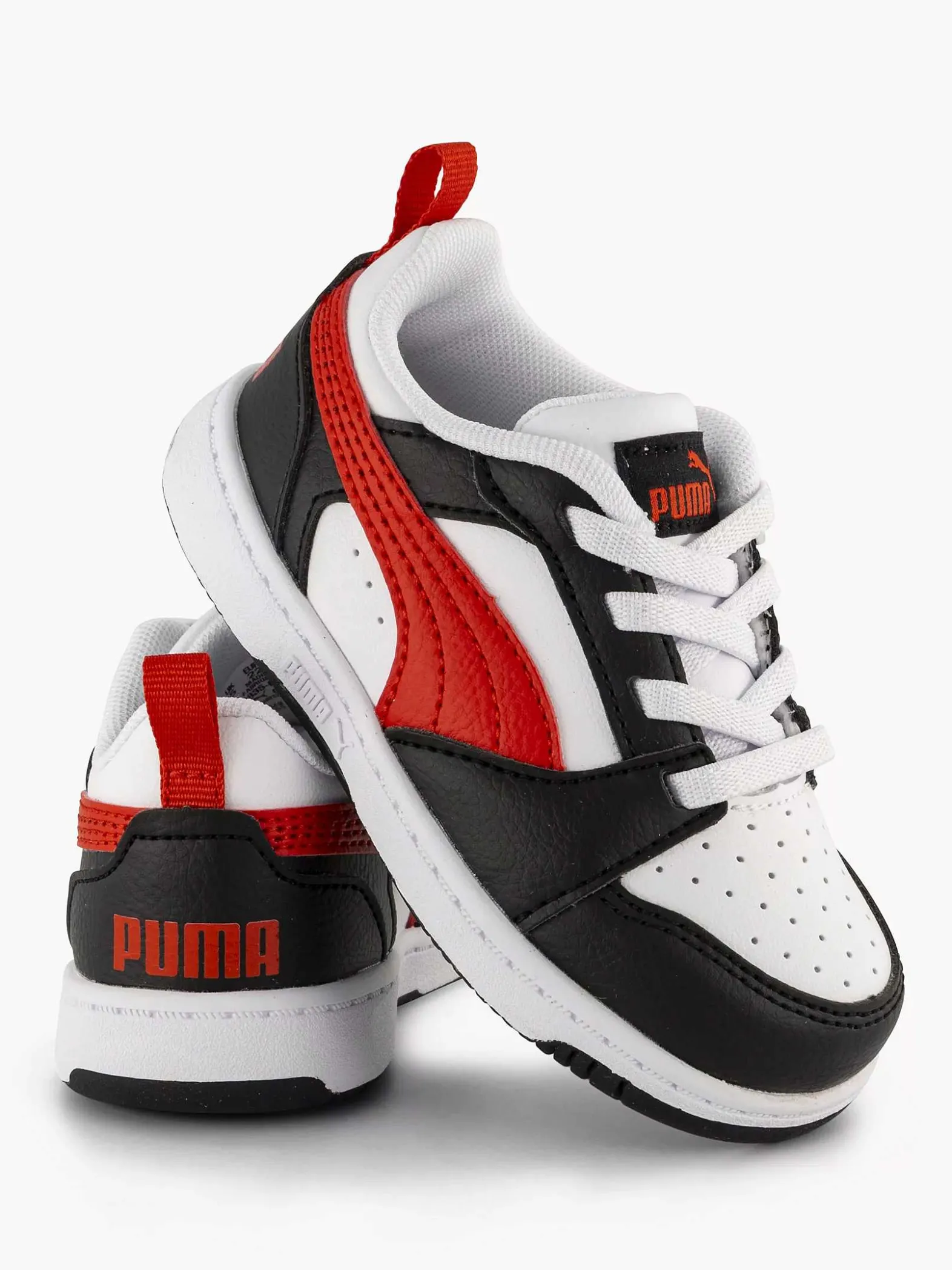 Puma Witte Rebound V6 P Ac Inf-Kinderen Jongensschoenen