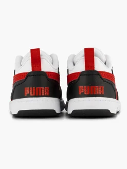 Puma Witte Rebound V6 P Ac Inf-Kinderen Jongensschoenen
