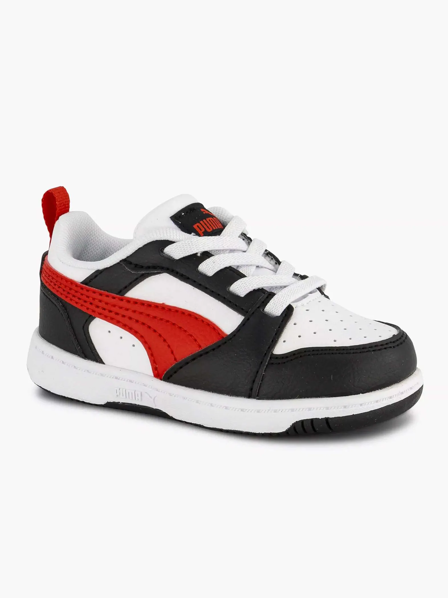 Puma Witte Rebound V6 P Ac Inf-Kinderen Jongensschoenen
