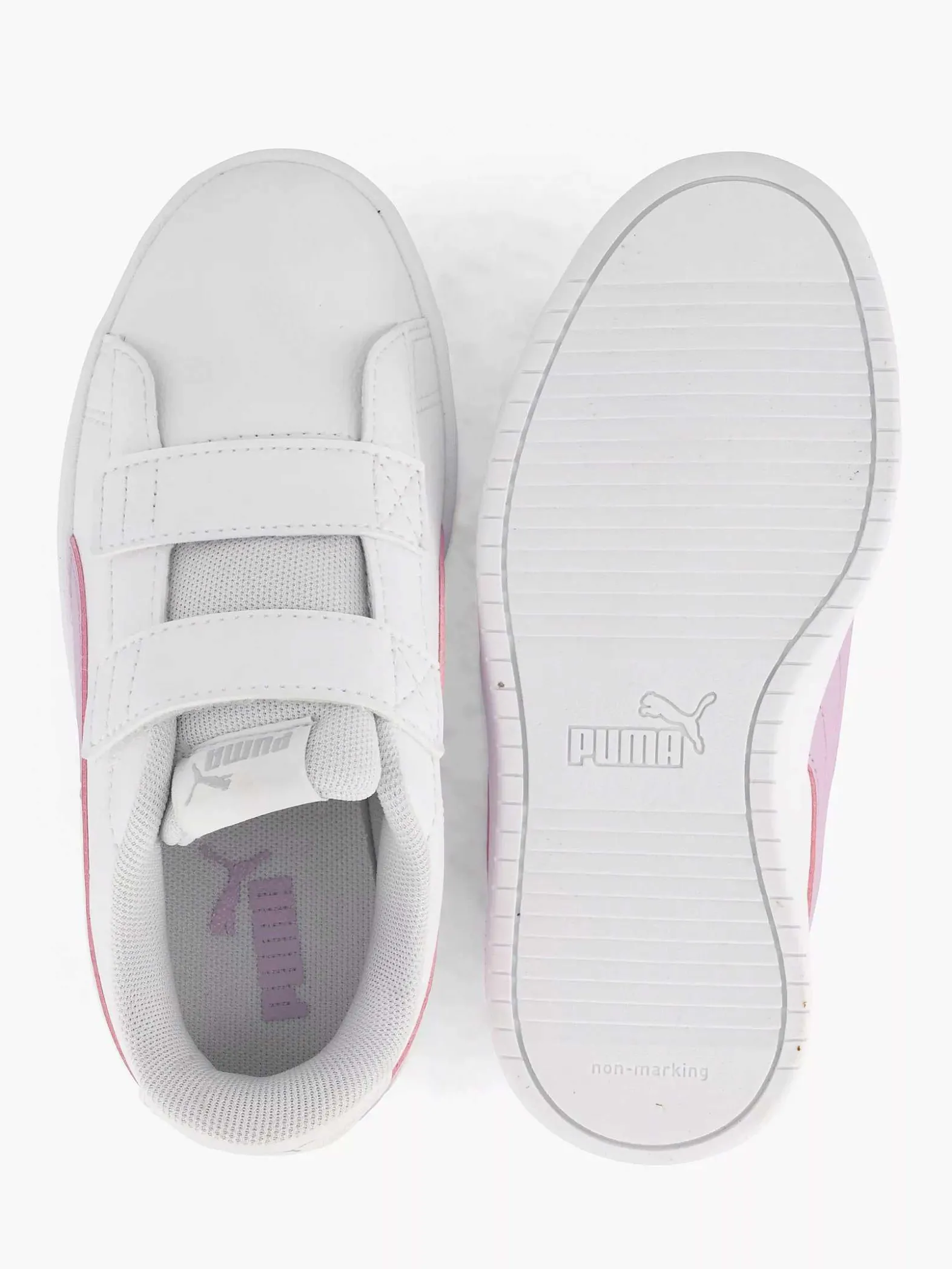 Puma Witte Rickie Classic V Ps-Kinderen Jongensschoenen