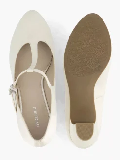 Graceland Witte Pump-Dames Hoge Hakken