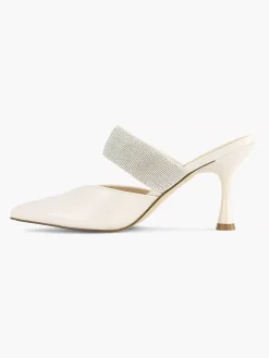 Graceland Witte Pump Steentjes-Dames Pumps
