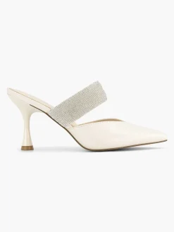 Graceland Witte Pump Steentjes-Dames Pumps