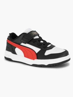 Puma Witte Rbd Game Low Ac Ps-Kinderen Jongensschoenen