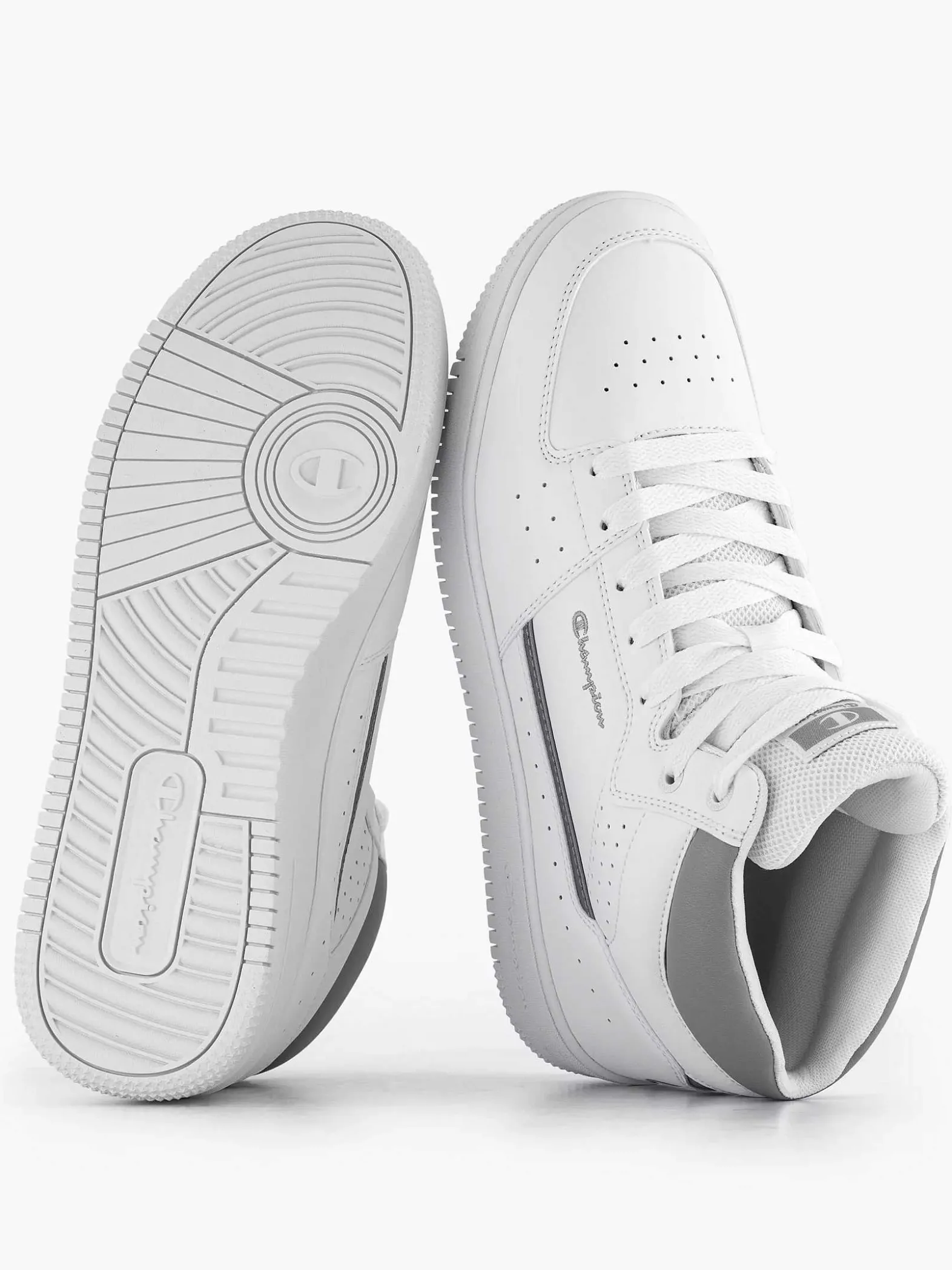 Champion Witte Rebound Evolve Ii Mid-Heren Sneakers