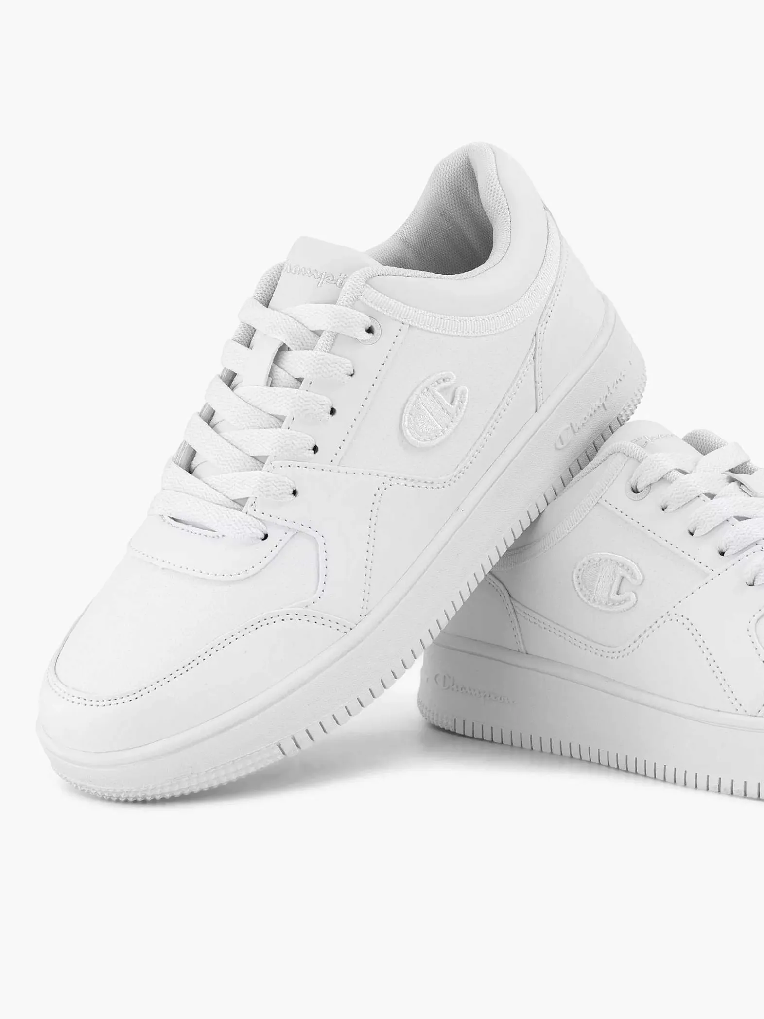 Champion Witte Rebound Low-Heren Sneakers