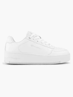 Champion Witte Rebound Platform Low-Dames Sneakers