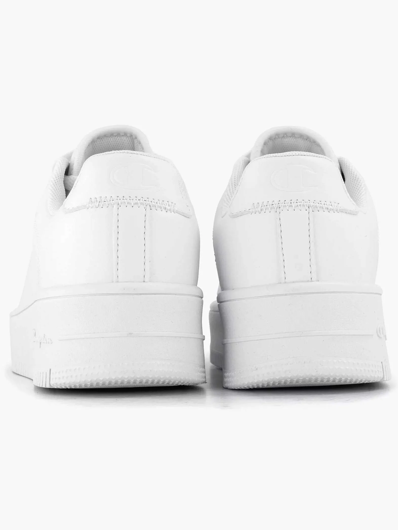 Champion Witte Rebound Platform Low-Dames Sneakers