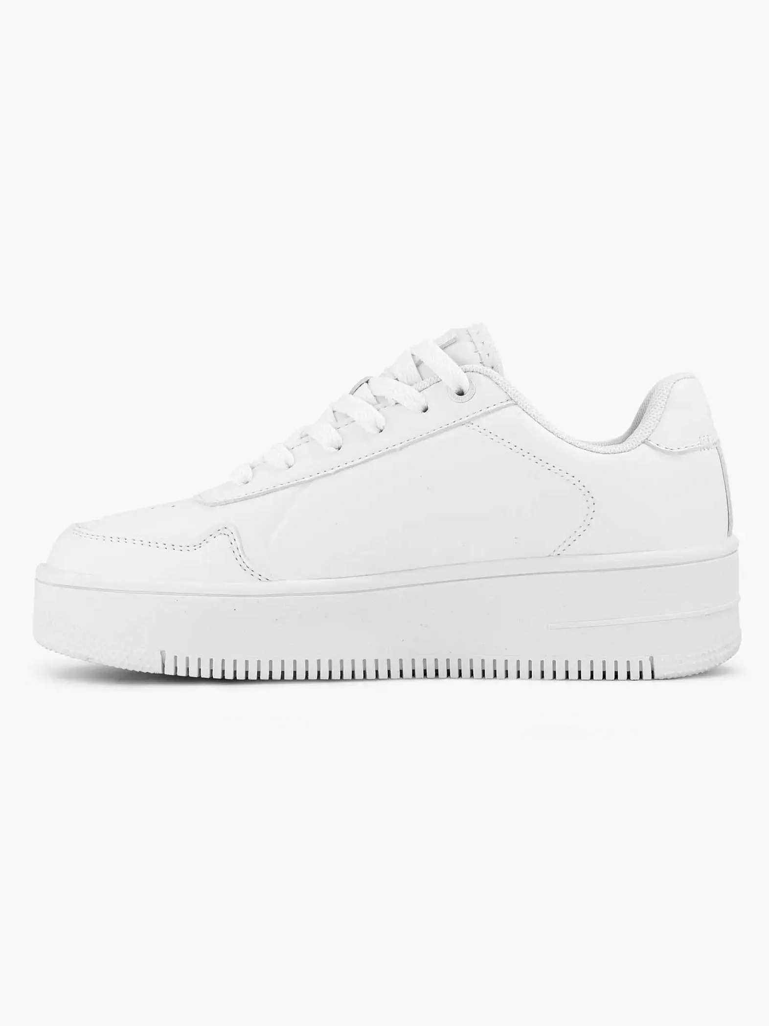 Champion Witte Rebound Platform Low-Dames Sneakers