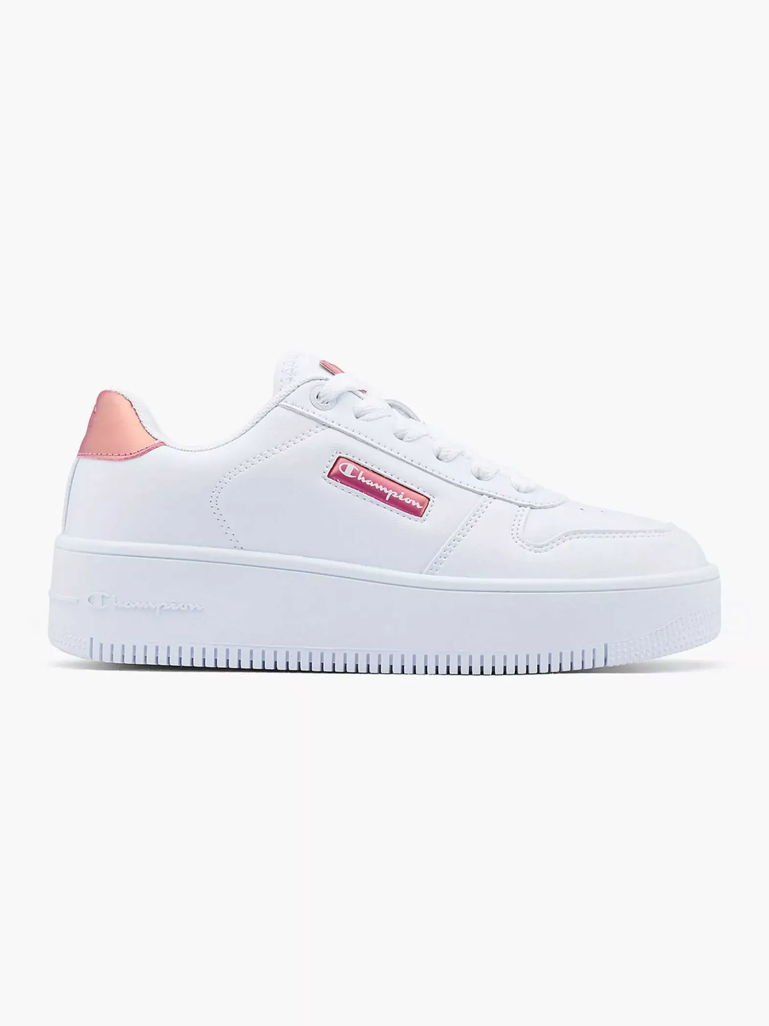 Champion Witte Rebound Platform Sparkle-Dames Sneakers
