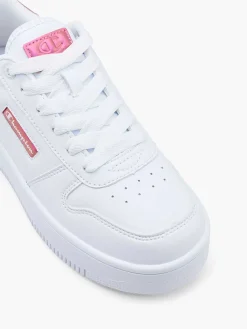 Champion Witte Rebound Platform Sparkle-Dames Sneakers