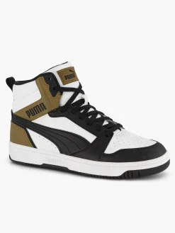Puma Witte Rebound V6-Heren Sneakers