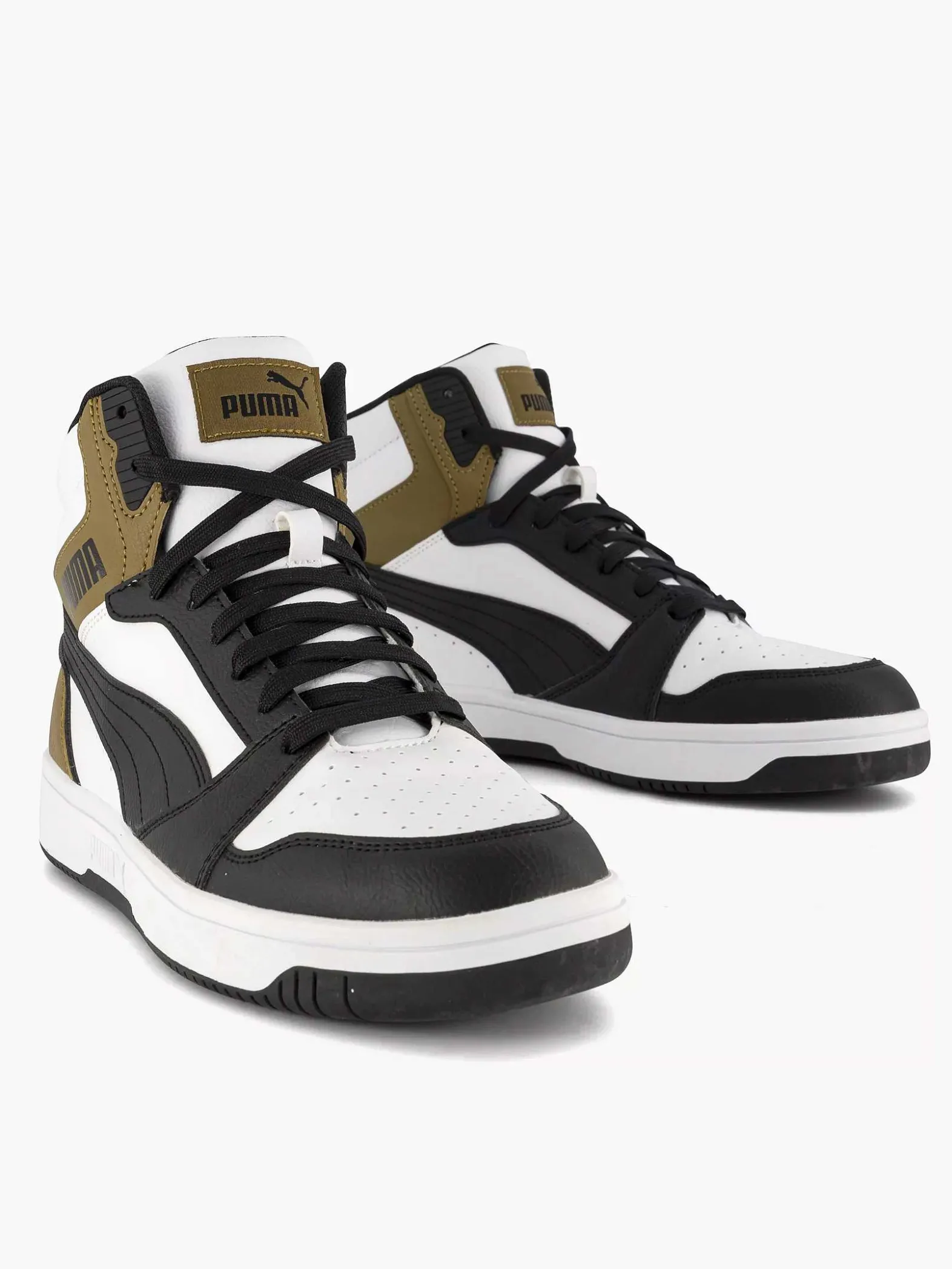 Puma Witte Rebound V6-Heren Sneakers