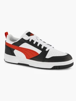 Puma Witte Rebound V6 Low-Heren Sneakers