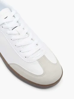 Graceland Witte Retro Sneaker-Dames Sneakers