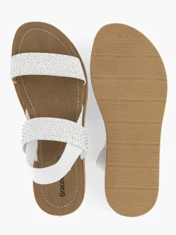 Graceland Witte Sandaal-Dames Sandalen