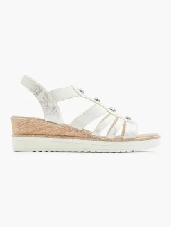 Easy Street Witte Sandaal Sheehak-Dames Comfort Schoenen