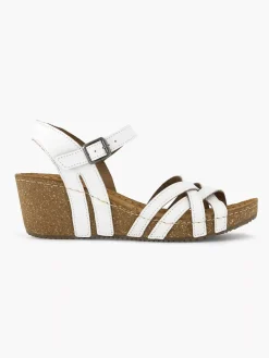 Easy Street Witte Sandaal Sleehak-Dames Sandalen