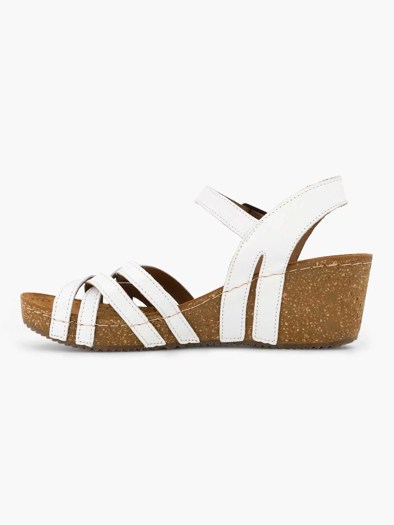 Easy Street Witte Sandaal Sleehak-Dames Sandalen