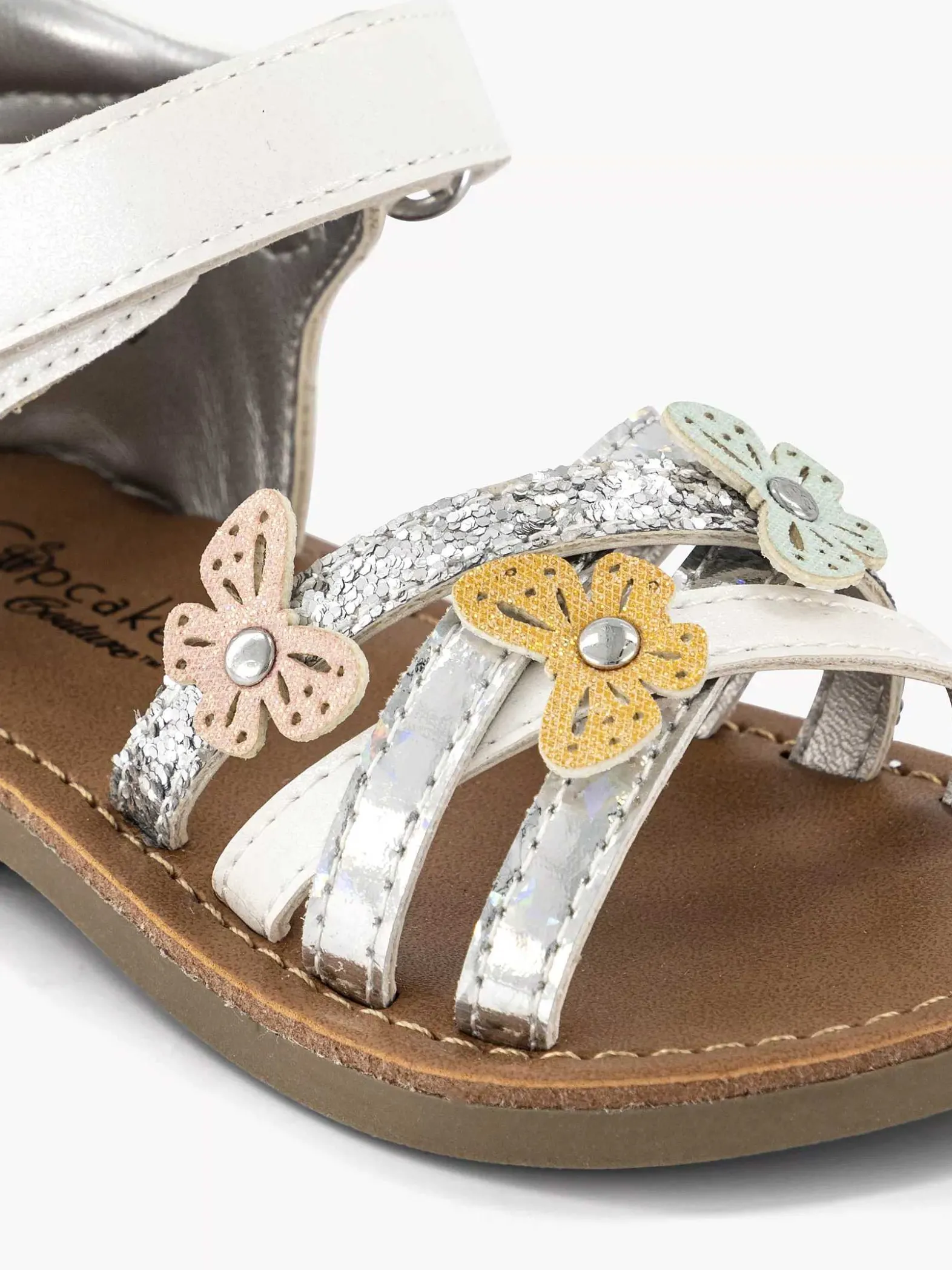 Cupcake Couture Witte Sandaal Vlinders-Kinderen Jongensschoenen