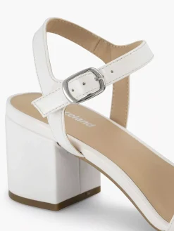 Graceland Witte Sandalette-Dames Sandalen