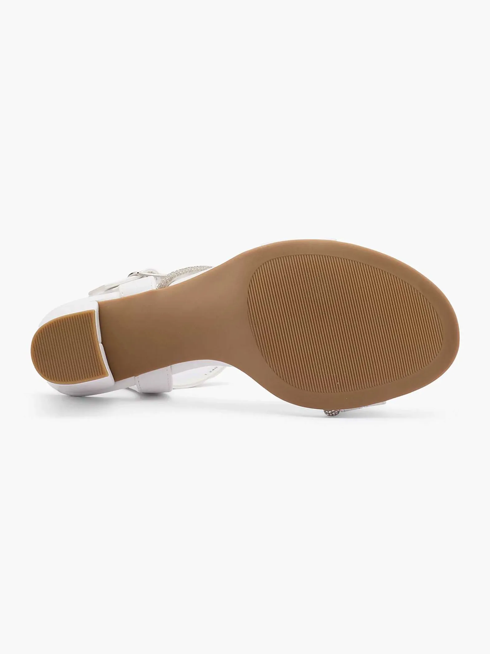 Graceland Witte Sandalette-Dames Sandalen