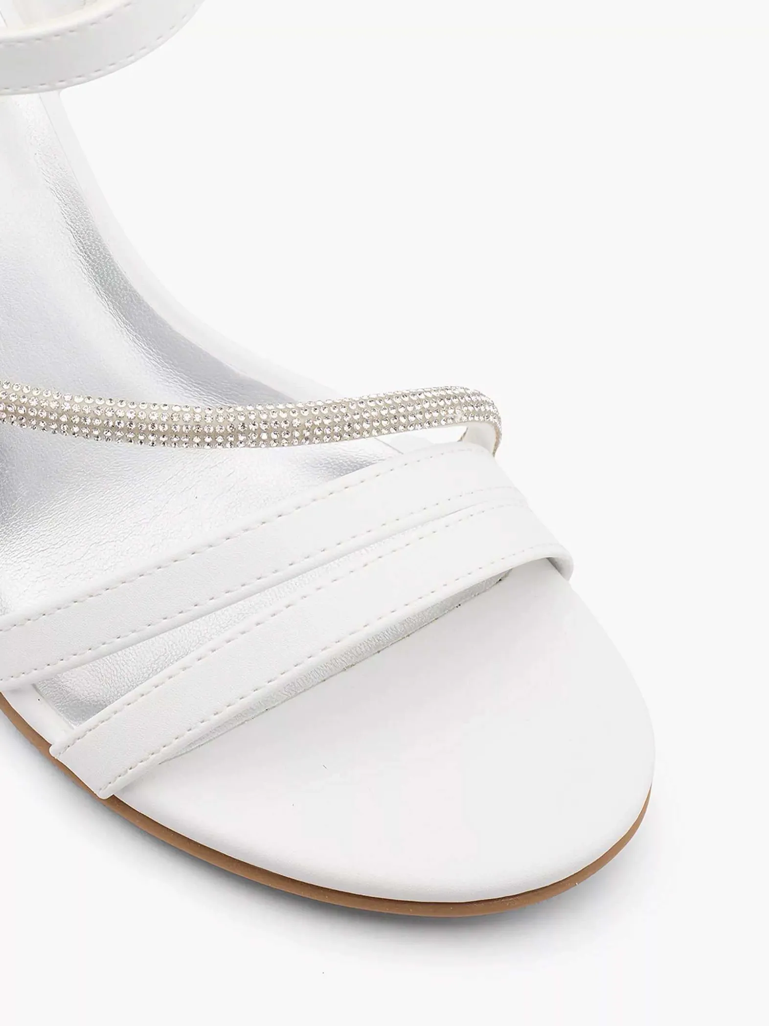 Graceland Witte Sandalette-Dames Sandalen
