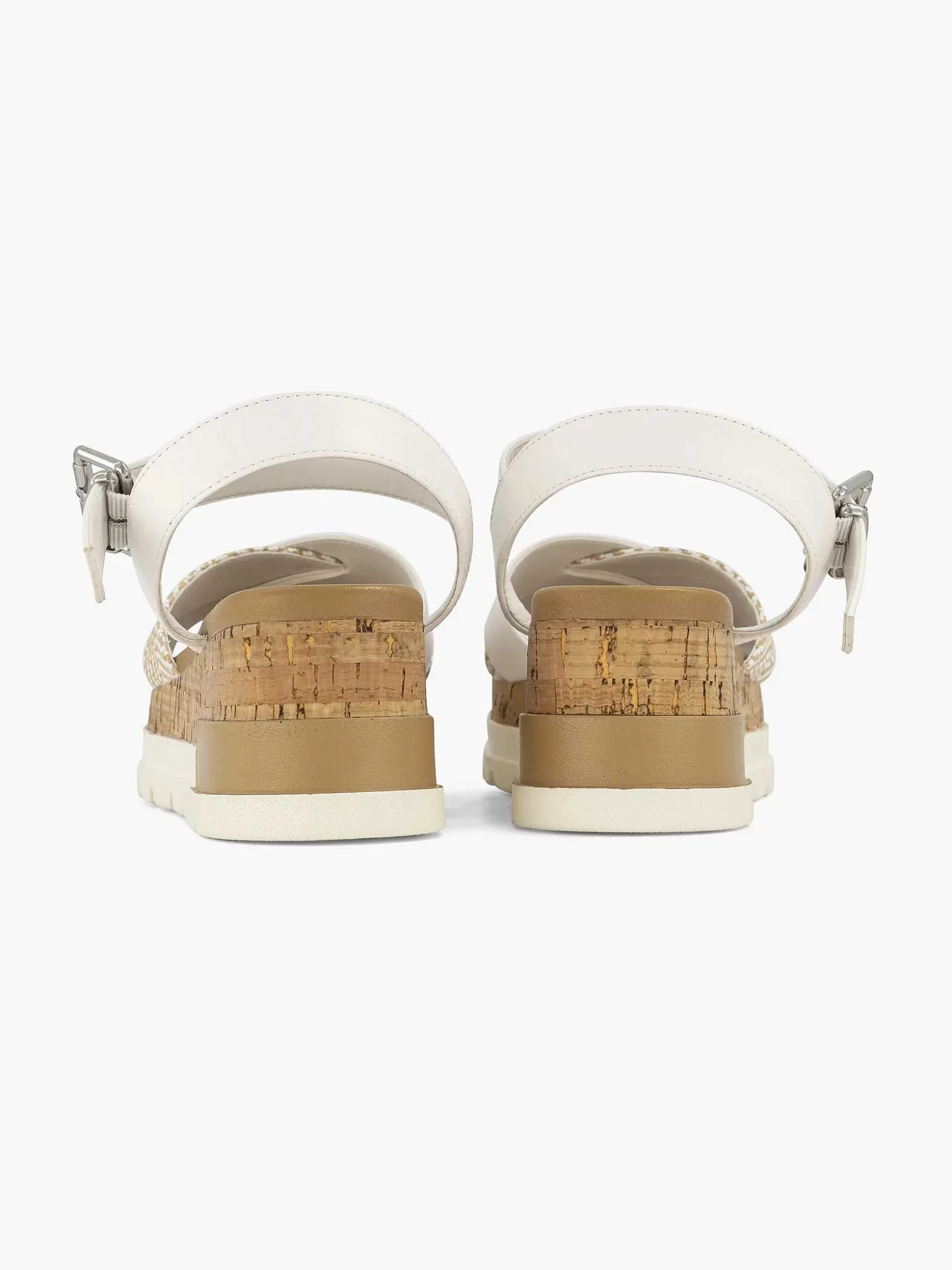 Graceland Witte Sandalette-Dames Sandalen