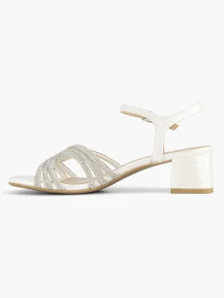 Graceland Witte Sandalette-Dames Sandalen