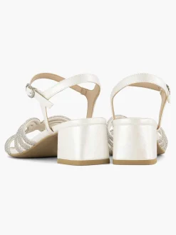 Graceland Witte Sandalette-Dames Sandalen