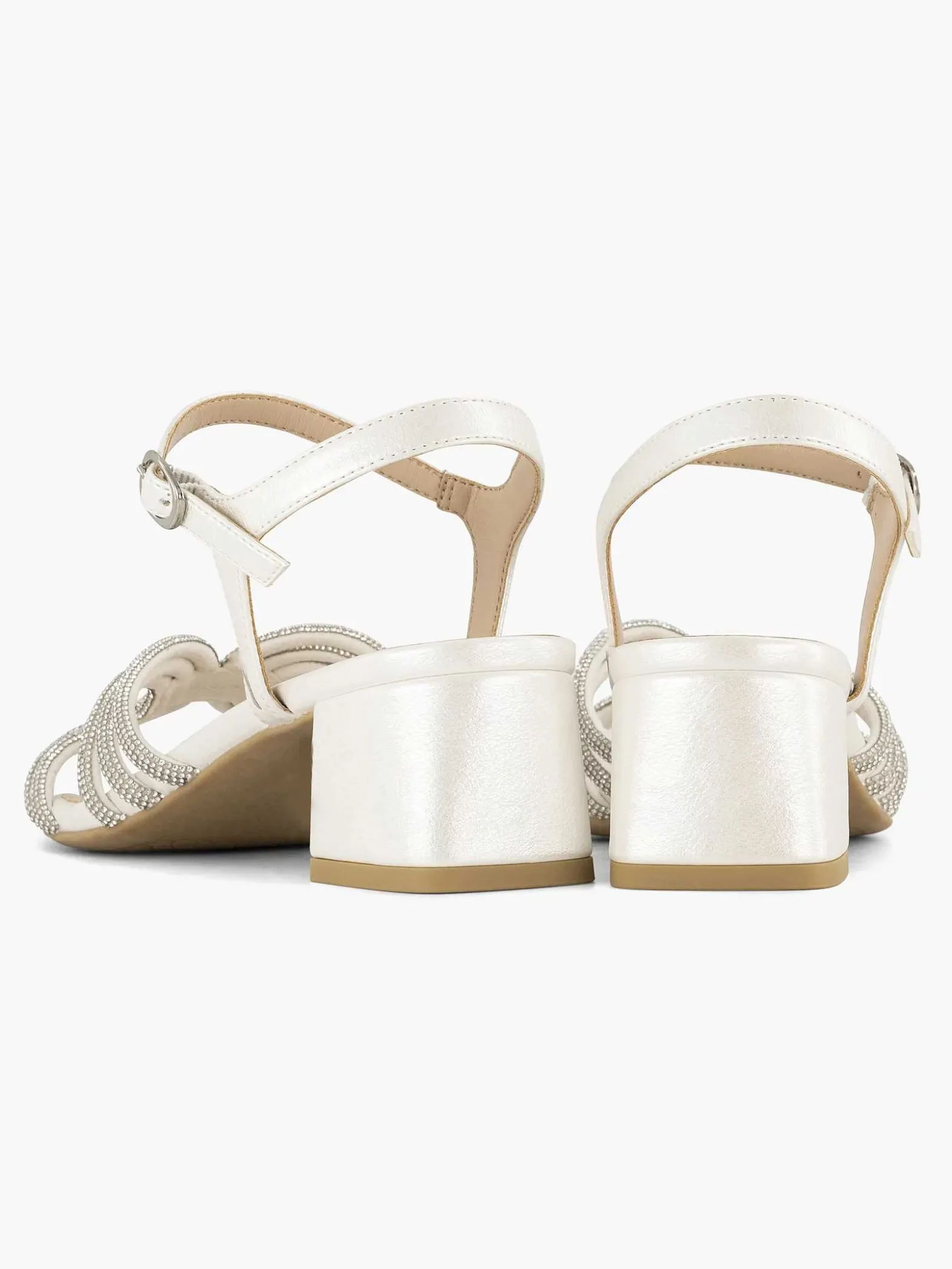 Graceland Witte Sandalette-Dames Sandalen