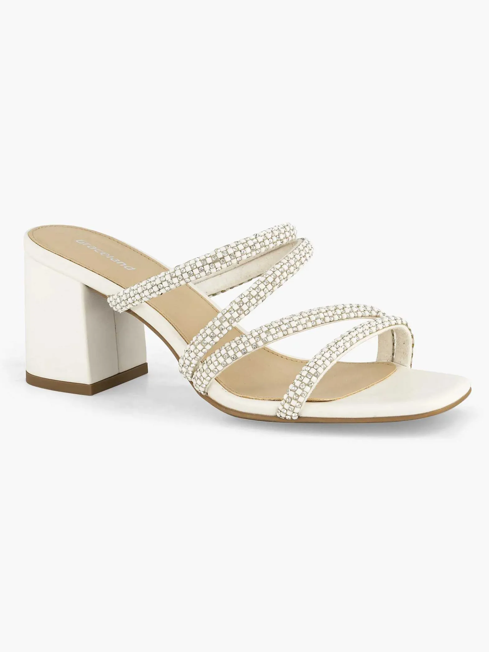 Graceland Witte Slipper-Dames Slippers