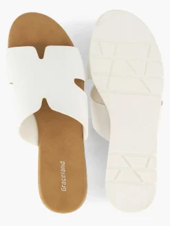 Graceland Witte Slipper-Dames Slippers