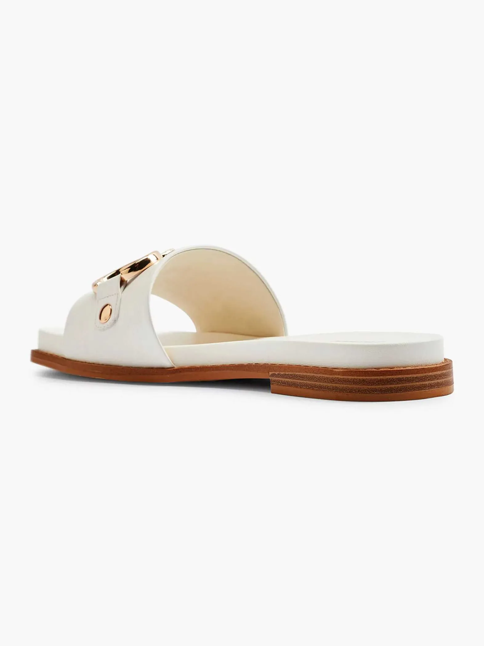 Graceland Witte Slipper Sierketting-Dames Slippers