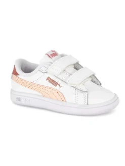 Puma Witte Smash 3.0 L V Inf-Kinderen Jongensschoenen