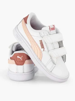 Puma Witte Smash 3.0 L V Inf-Kinderen Jongensschoenen