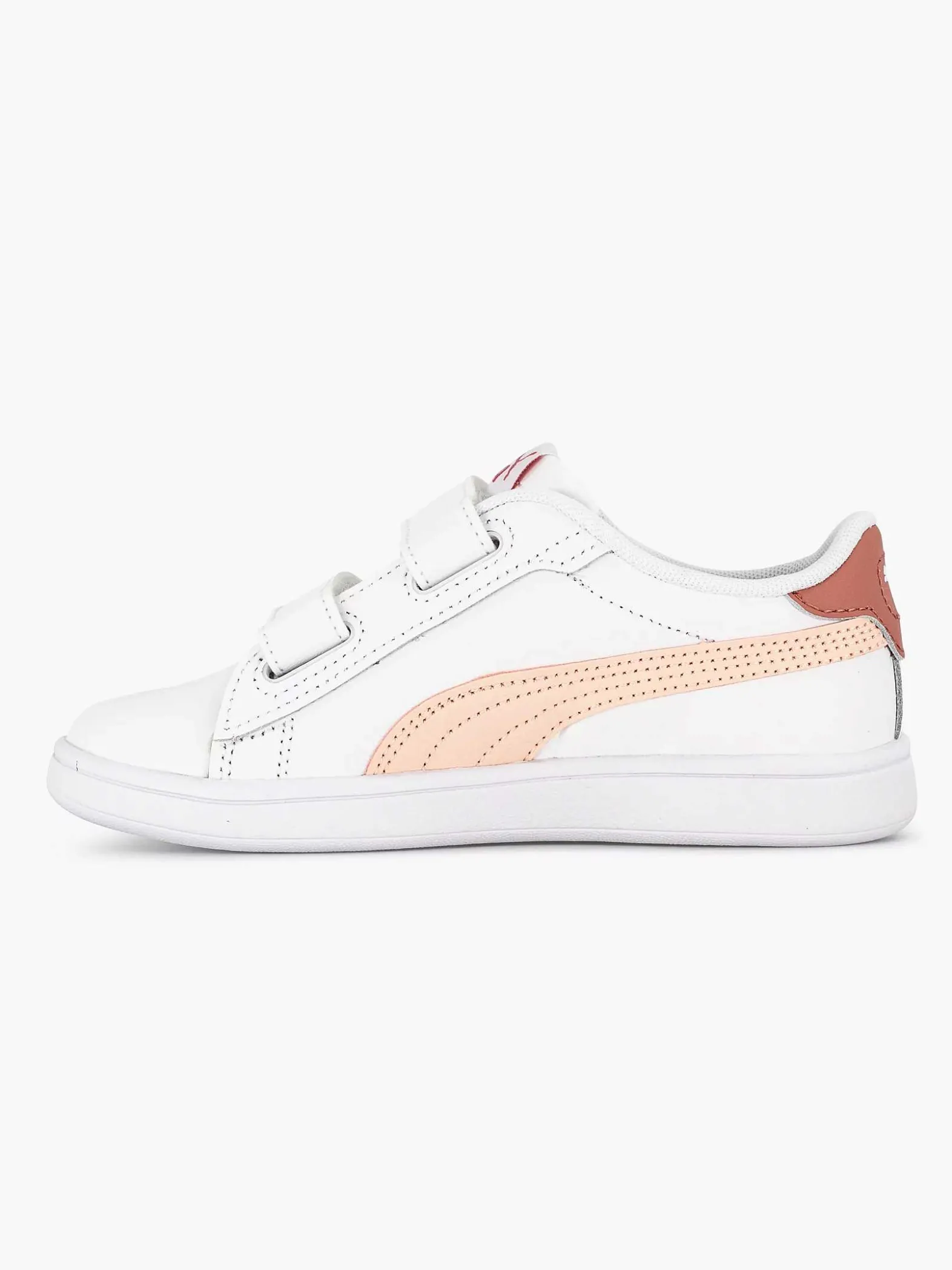 Puma Witte Smash 3.0 L V Ps-Kinderen Jongensschoenen