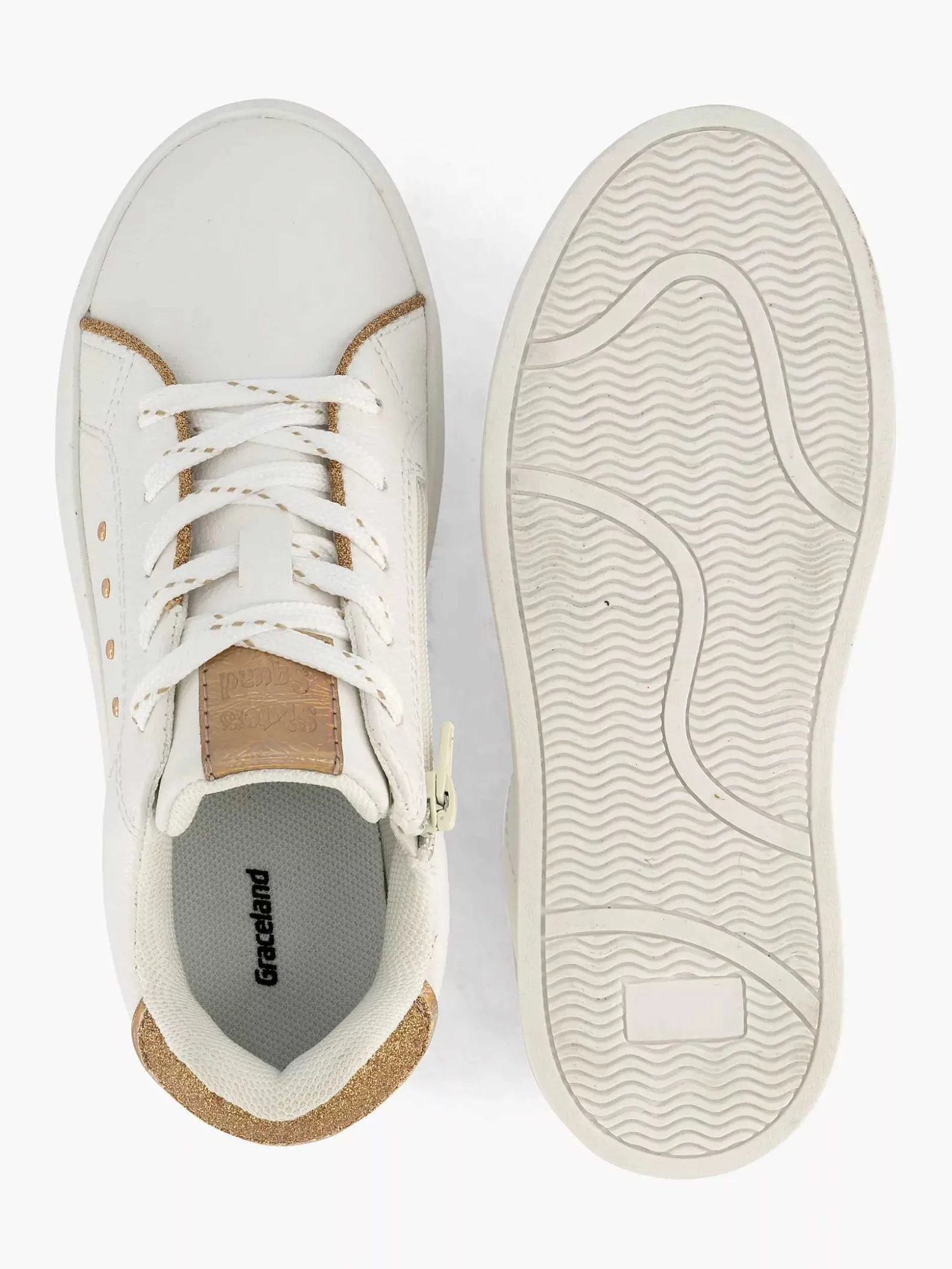 Graceland Witte Sneaker-Kinderen Jongensschoenen