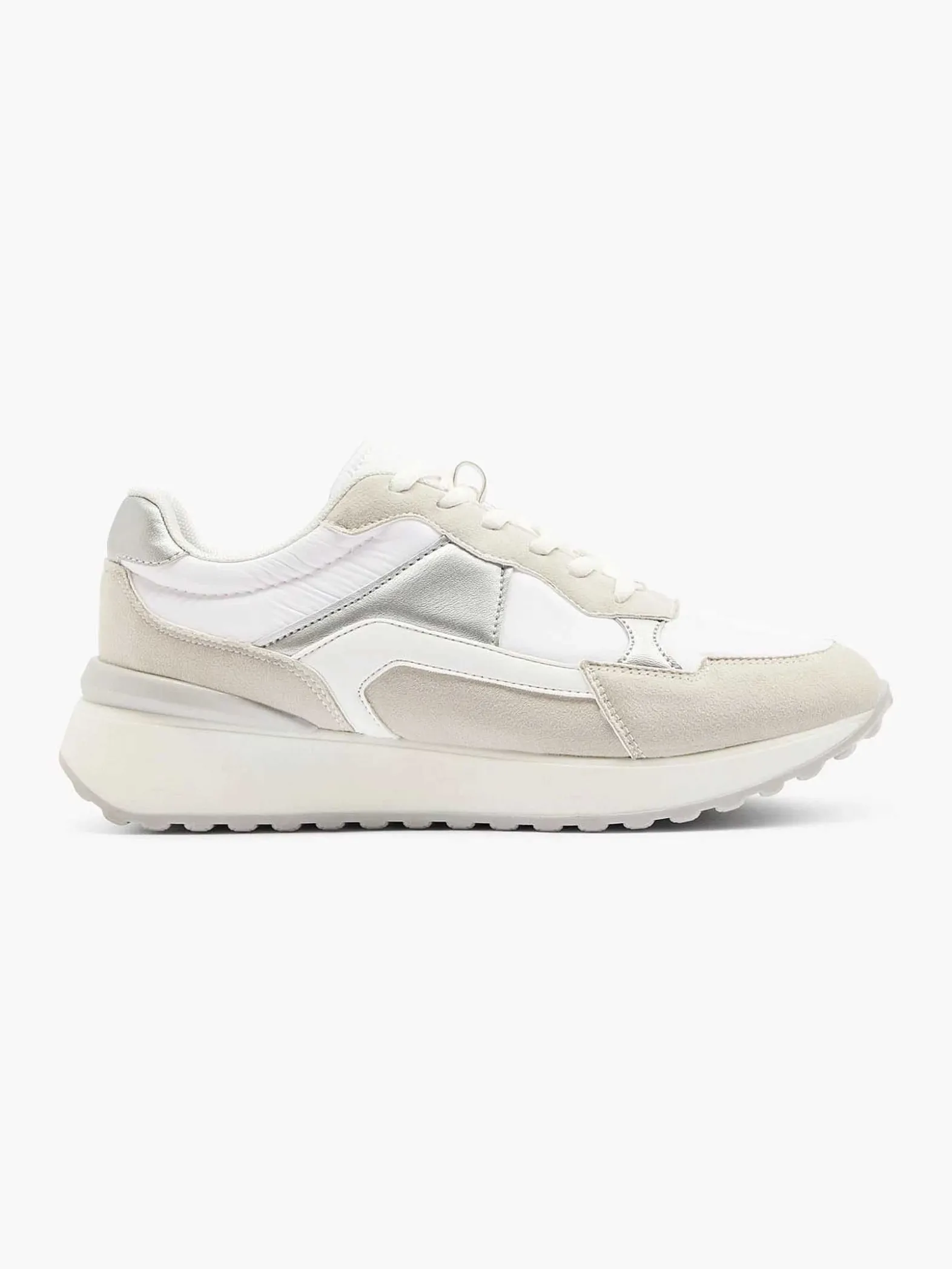 Graceland Witte Sneaker-Dames Sneakers