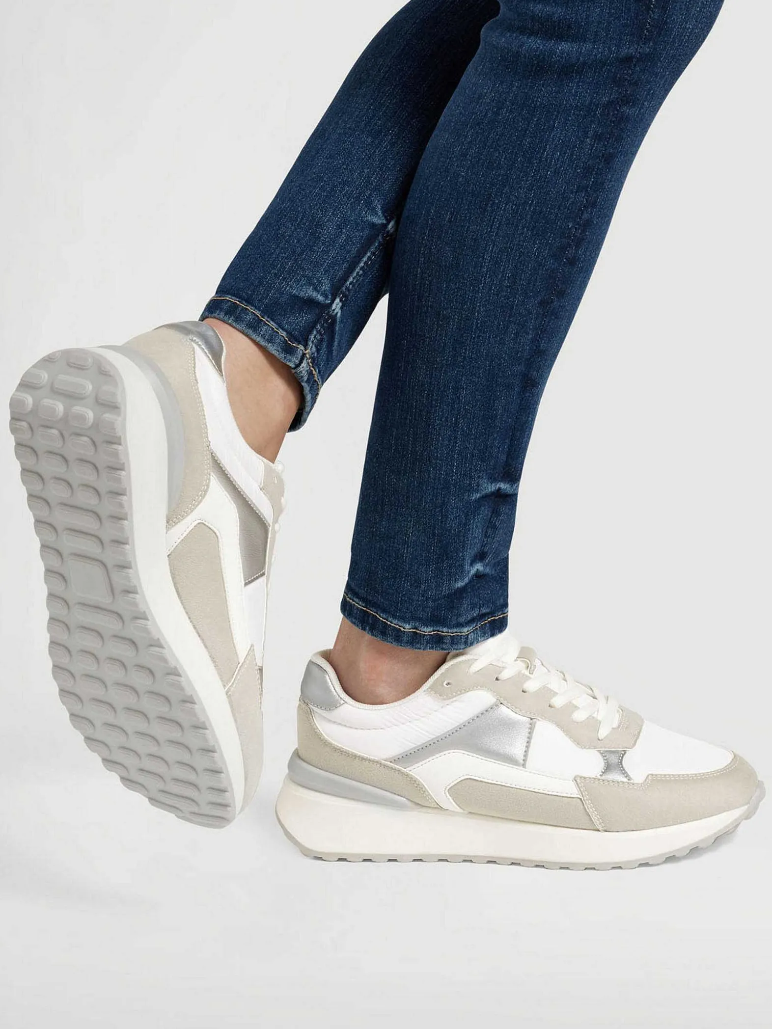 Graceland Witte Sneaker-Dames Sneakers
