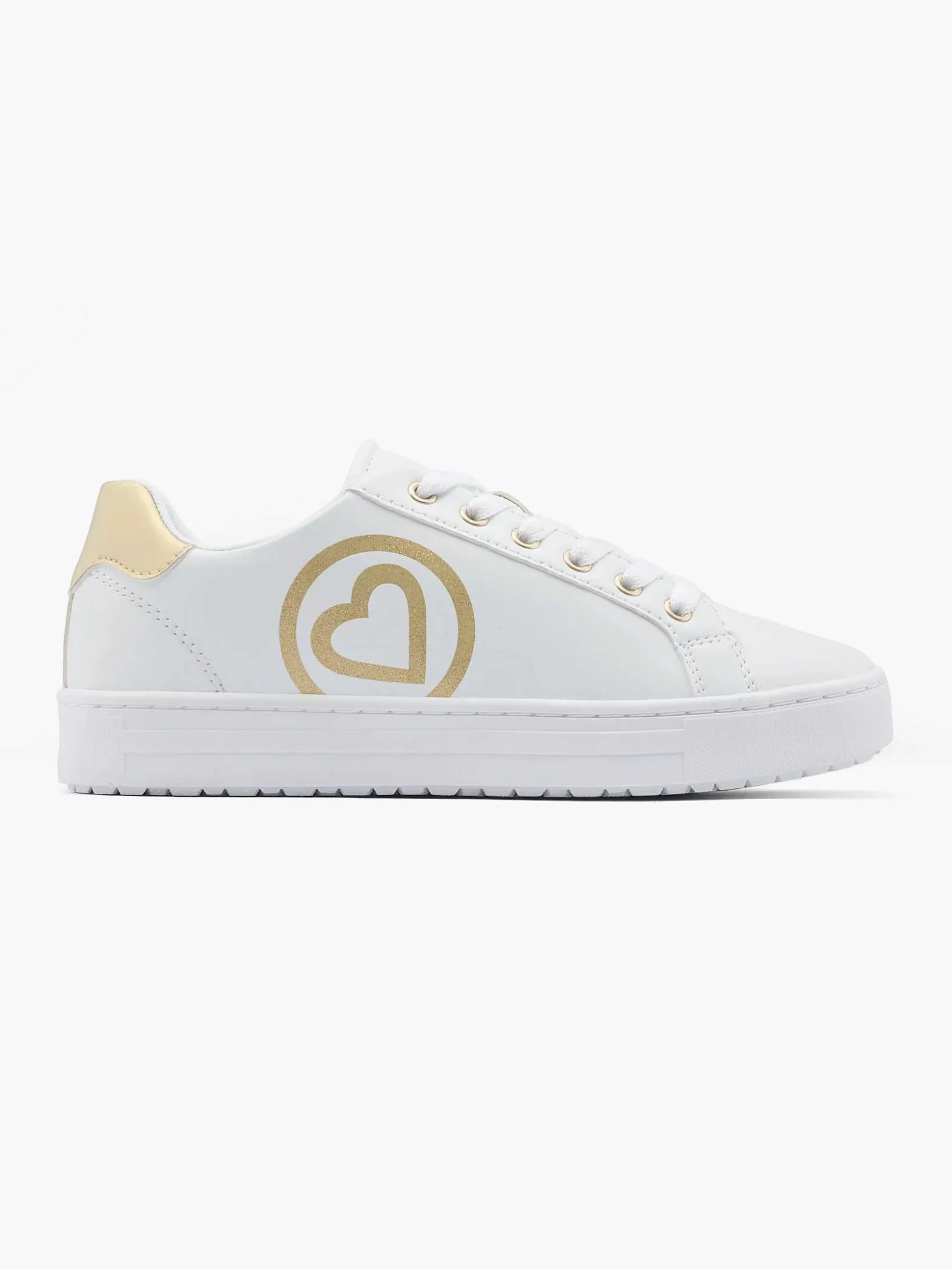 Graceland Witte Sneaker-Dames Sneakers