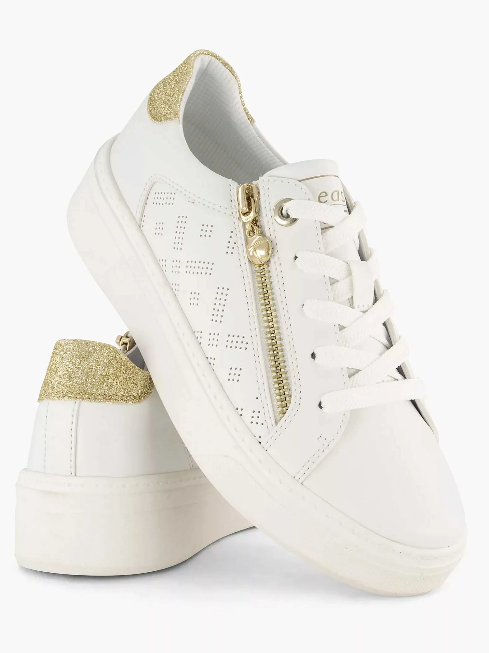 Easy Street Witte Sneaker-Dames Sneakers