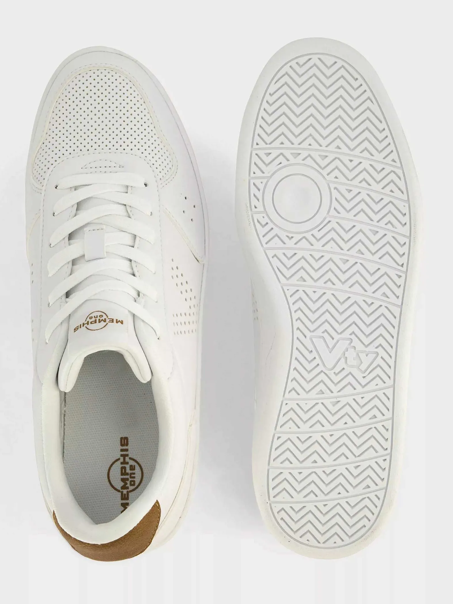 Memphis One Witte Sneaker-Heren Sneakers