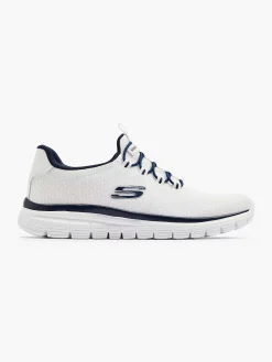 Skechers Witte Sneaker-Heren Sneakers