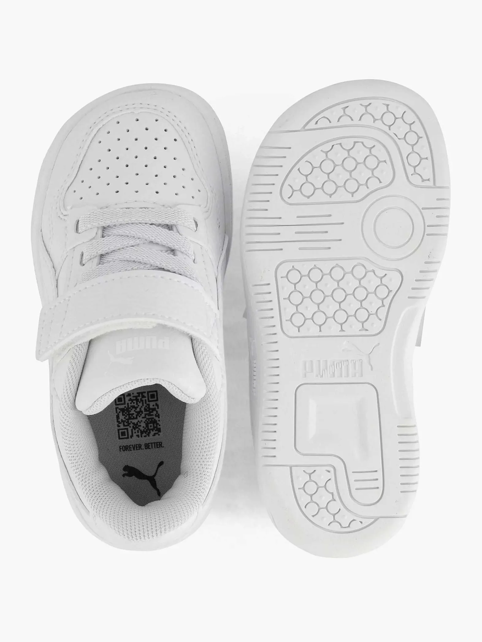 Puma Witte Sneaker-Kinderen Babyschoenen